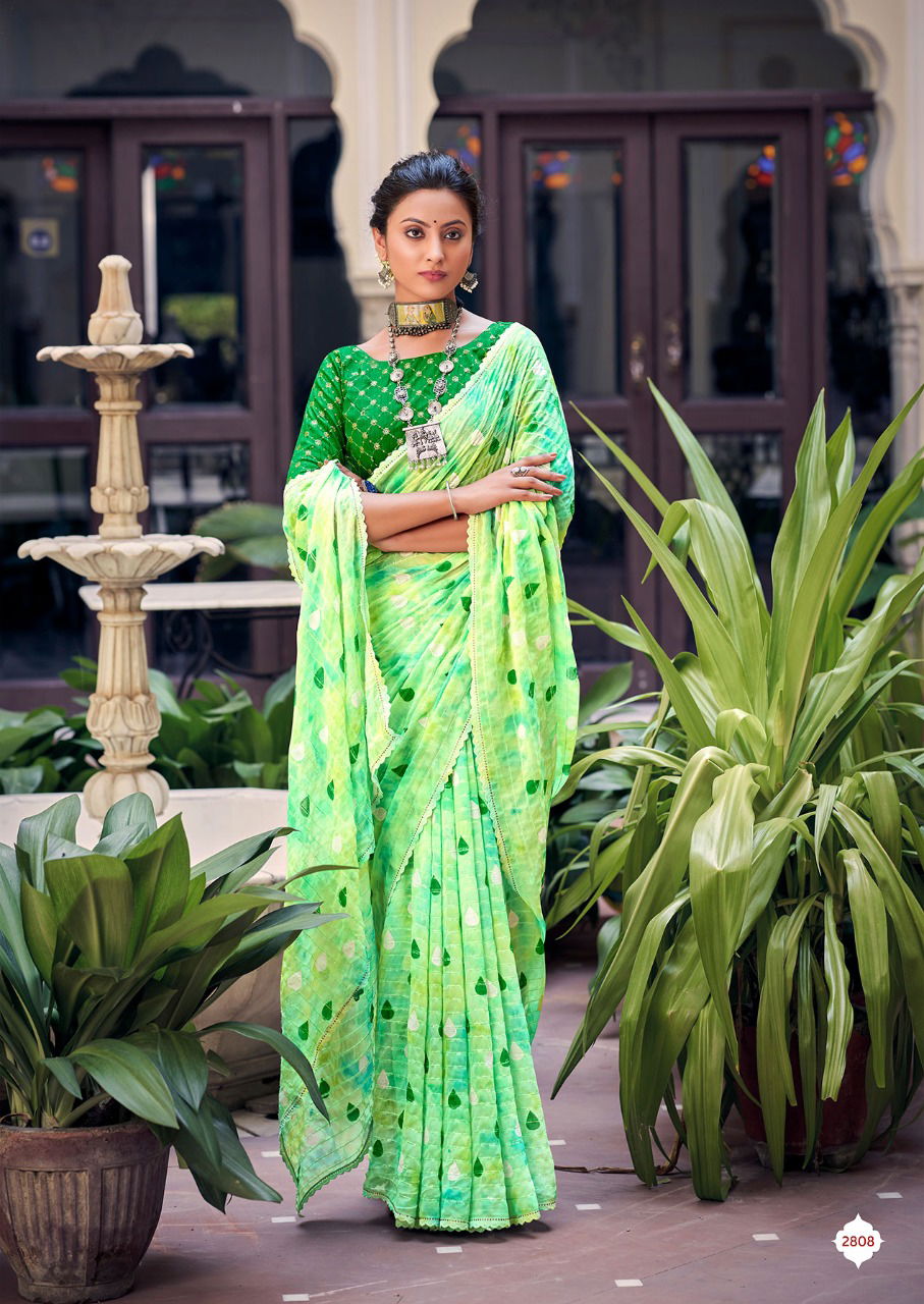 Kashvi Hetvi New Fancy Designer Ethnic Wear Georgette Printed Saree Collection